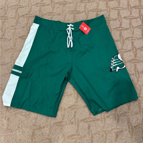 Saskatchewan Rough Riders CFL Football Shorts - Picture 2 of 9